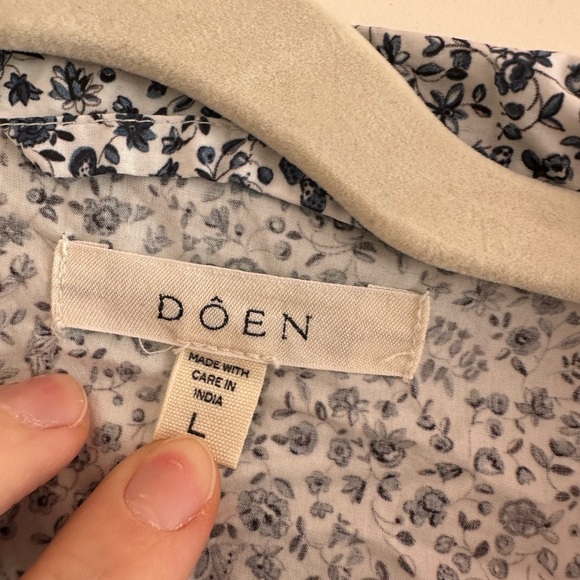 DÔEN Floral Robe - Picture 3 of 5